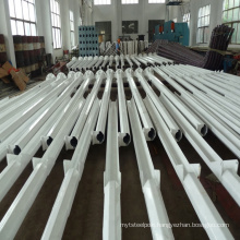 factory direct supply galvanized steel middle hinged and folding street light poles with wholesale price